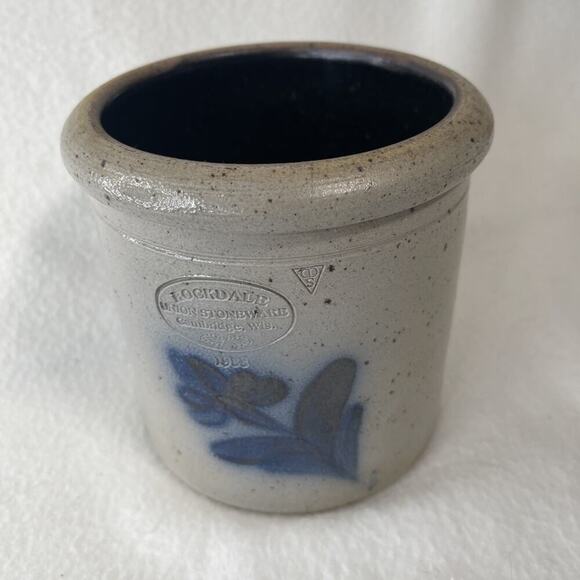 Rockdale Union Stoneware Other - Vtg Rockdale Stoneware Salt Glazed Crock 1988- MILWAUKEE